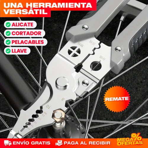 ALICATE PELACABLES MULTIPROPÓSITO: CORTES PRECISOS Y SEGUROS.