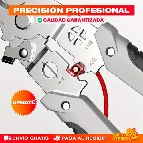 ALICATE PELACABLES MULTIPROPÓSITO: CORTES PRECISOS Y SEGUROS.